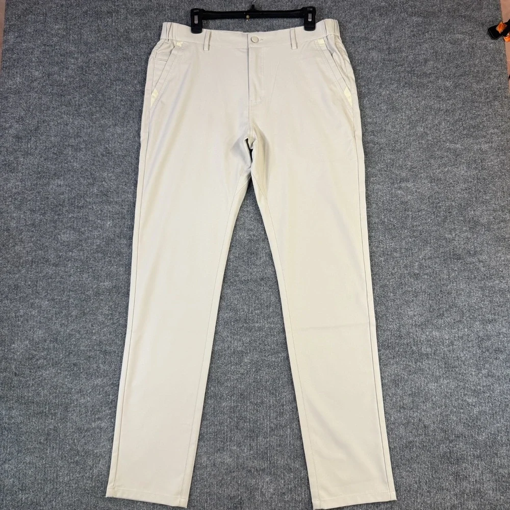 Jack Archer Pants Mens 33x34 Stone Jetsetter Tech Performance Chino (34x33)